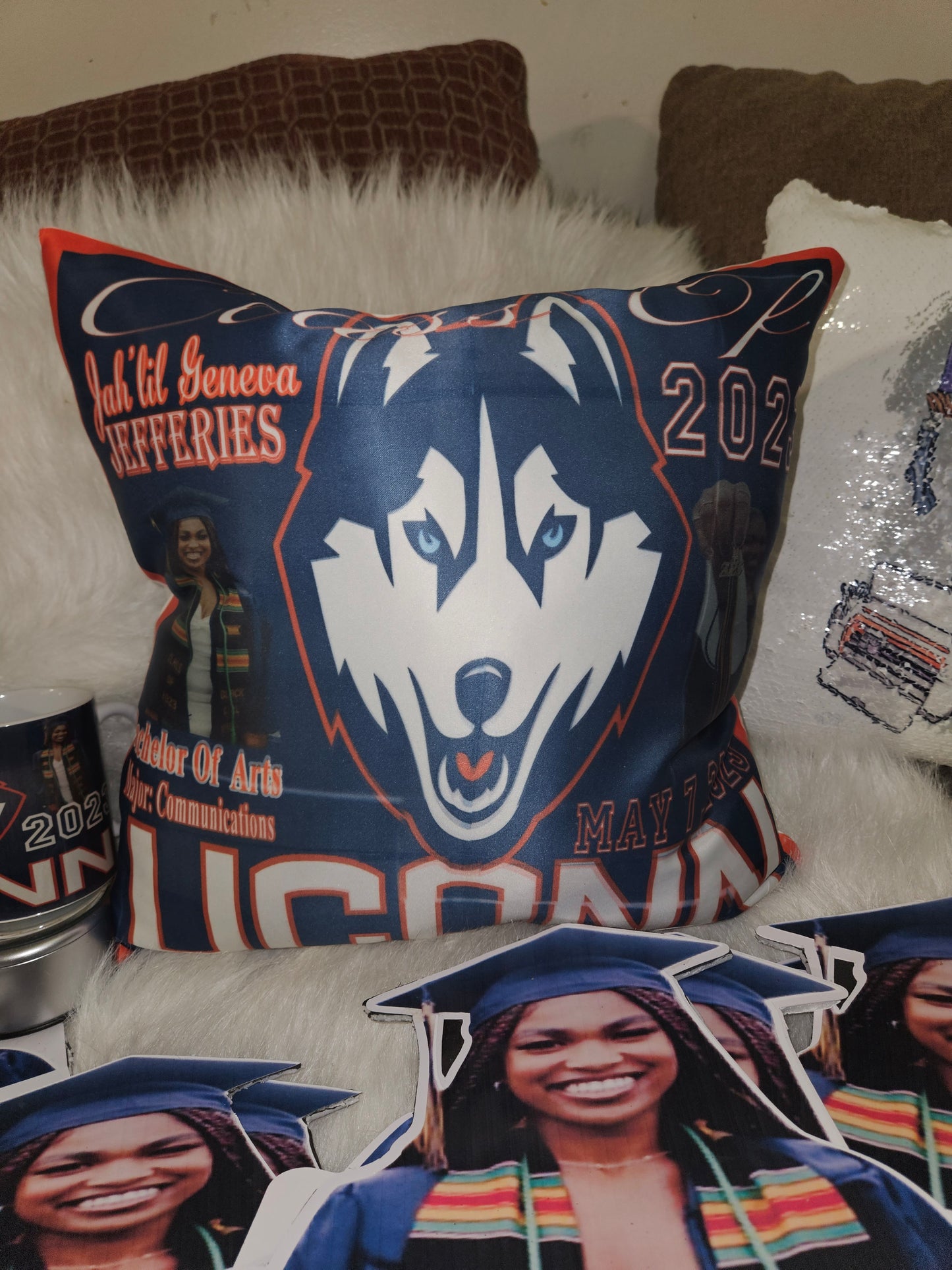 Satin pillow