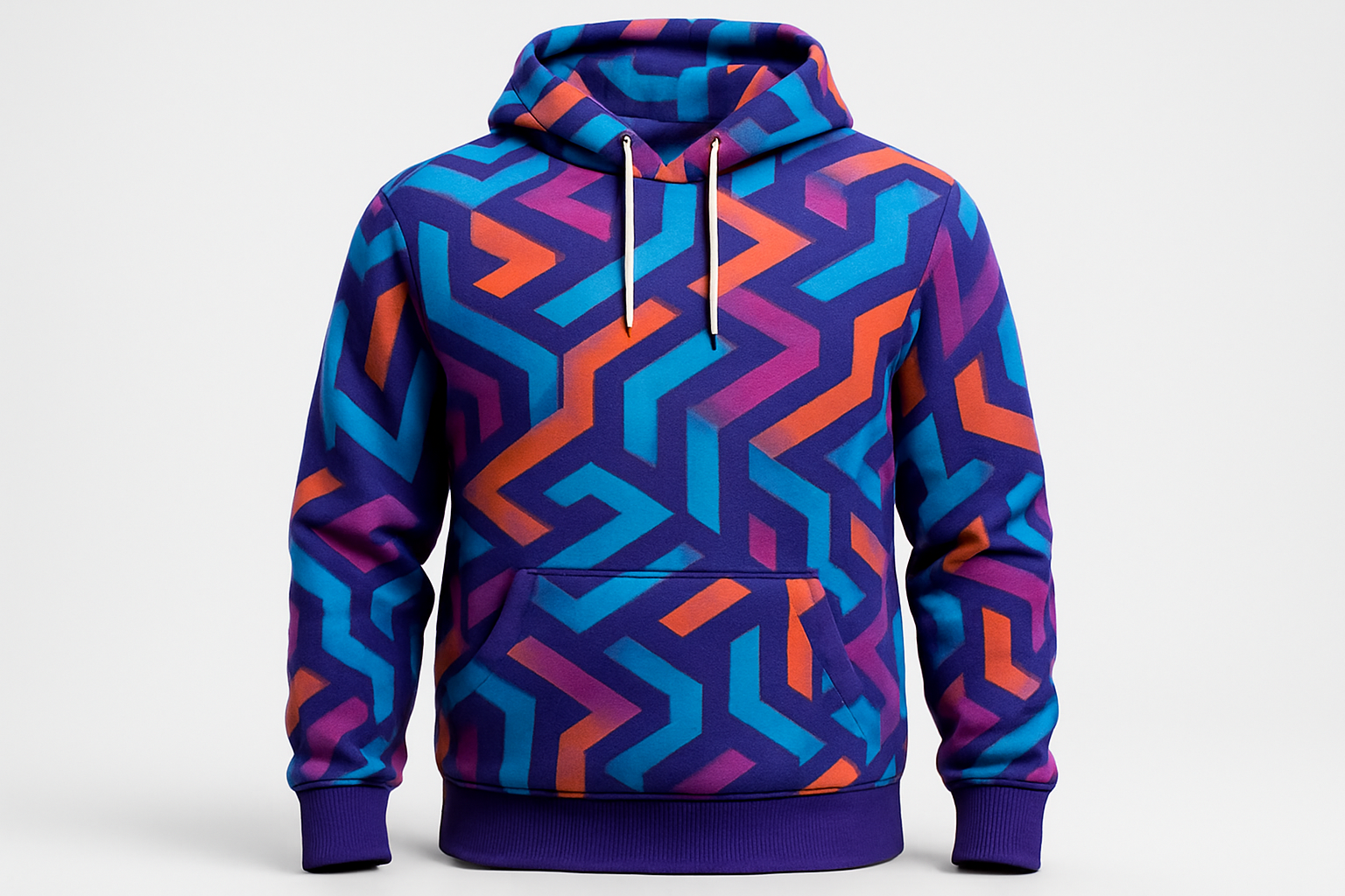 custom 3d allover hoodie