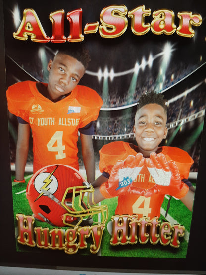 Custom Designs for posters, back drops, tshirts, and more